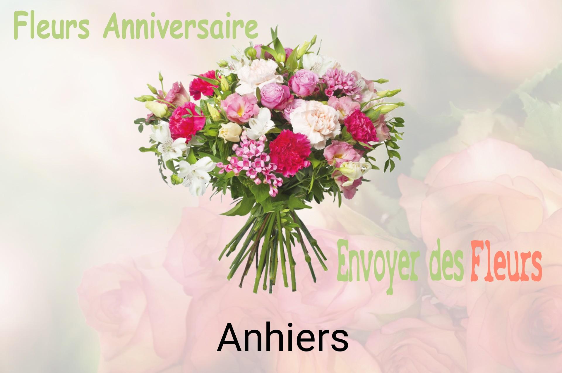Bouquet de fleurs d’anniversaire livré à Anhiers